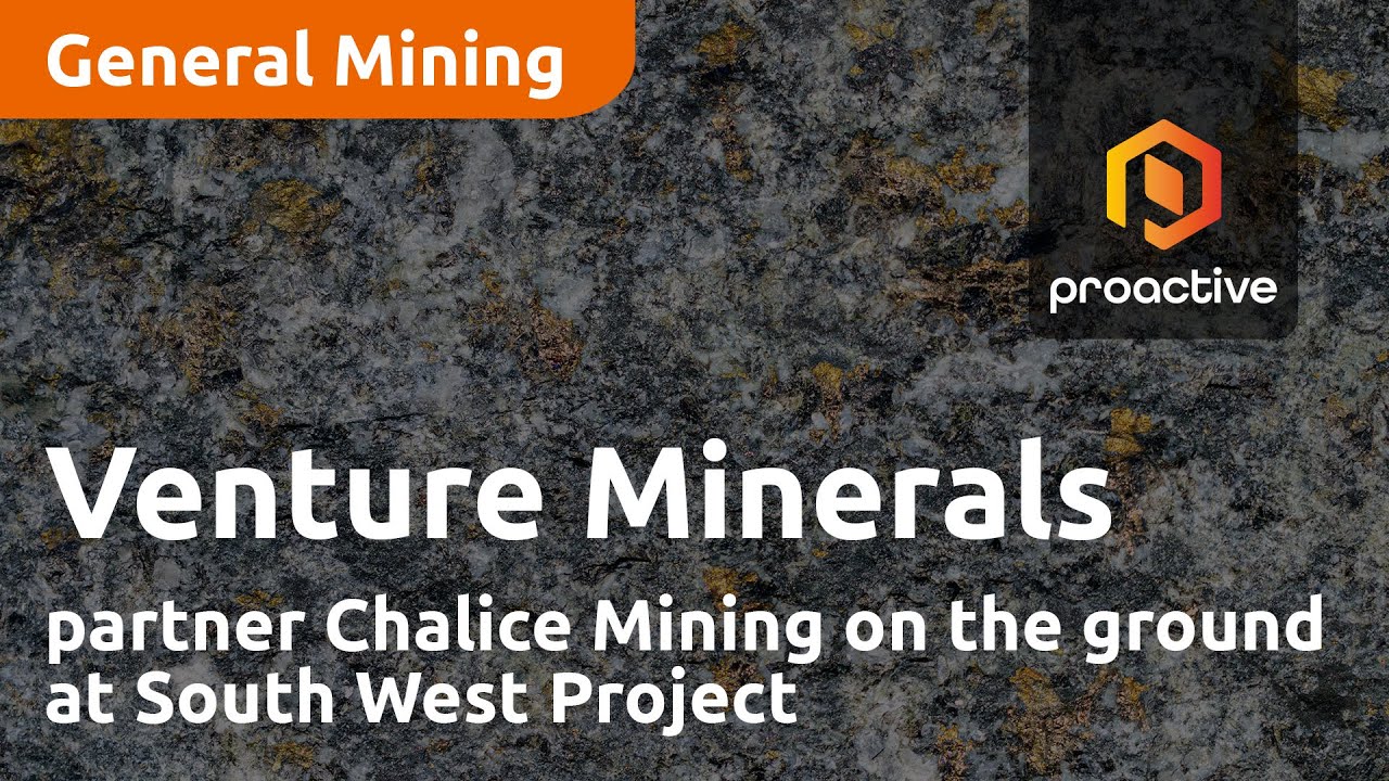 Venture Minerals partner Chalice Mining on the ground at South West Project