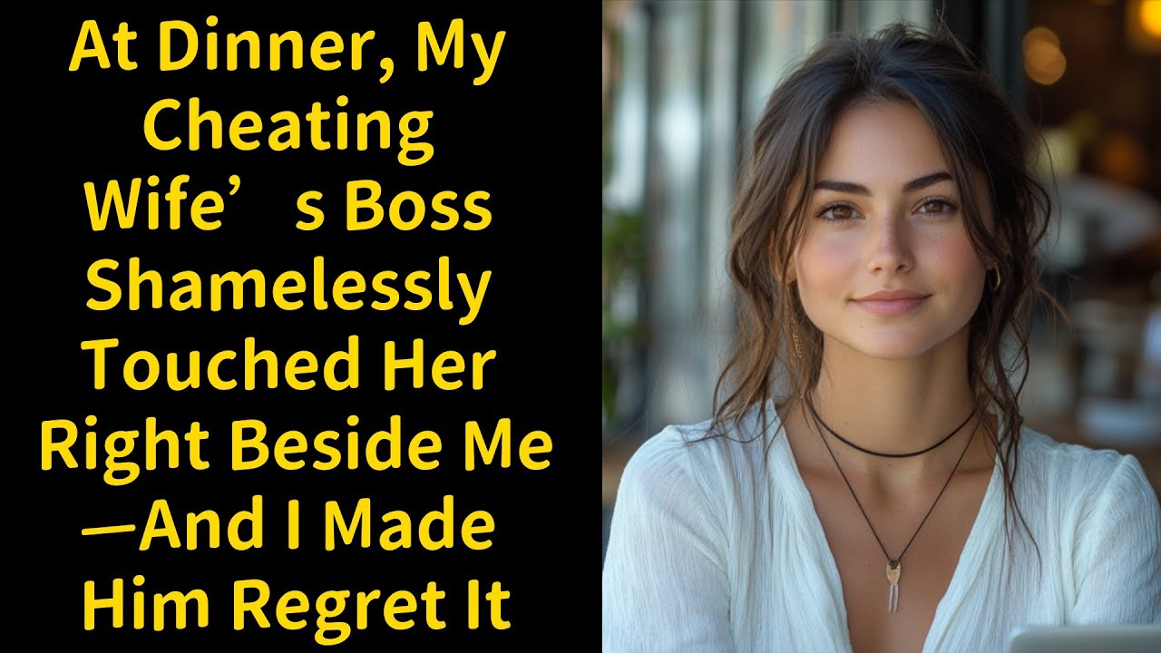 At Dinner, My Cheating Wife’s Boss Shamelessly Touched Her Right Beside Me—And I Made Him Regret It