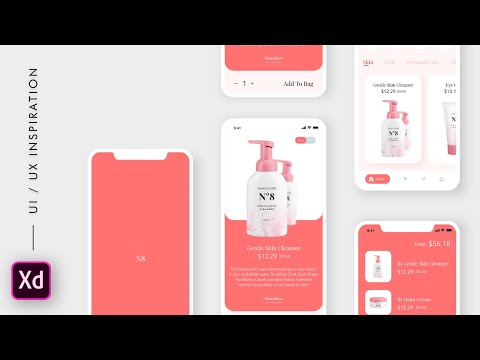 E Commerce Mobile app UI/UX/Interaction - #Adobe Xd