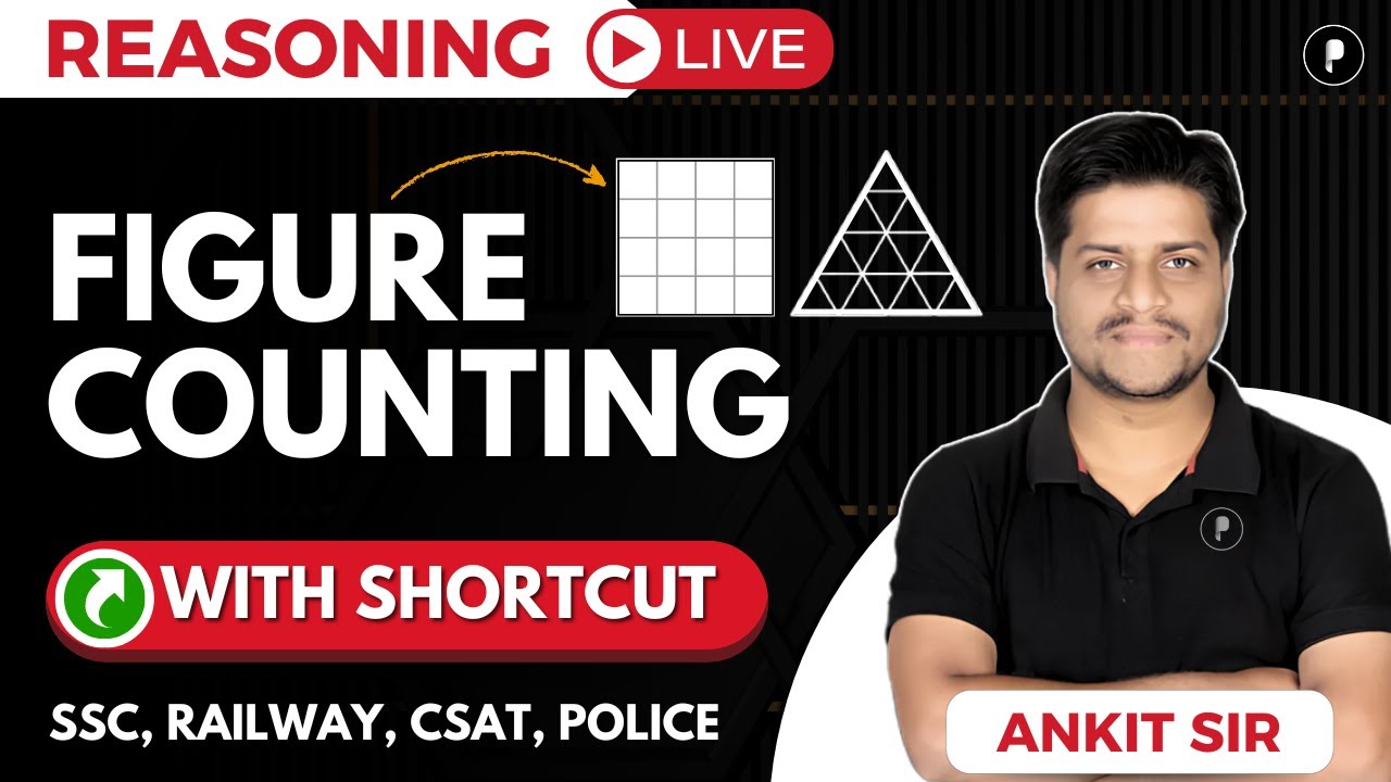 Figure Counting Short Trick | Counting Figure Reasoning Class 2024 | Verbal & Non-Verbal Reasoning
