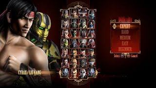 Mortal Kombat 9 - Expert Tag Ladder (Cyrax & L