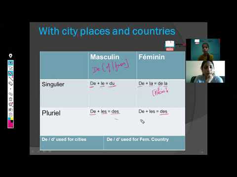 TEF | Beginner's Level | La Préposition "DE" (Preposition) | Keshav French  Academy | +91 9041403753