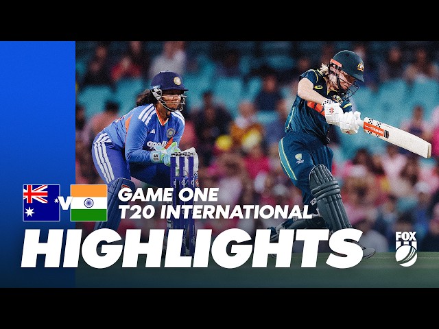 Australia vs. India – Full Match Highlights | Game One | T20 International | Fox Cricket