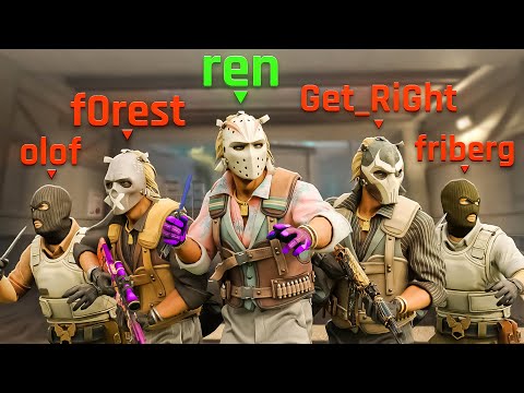 REN PLAYS WITH CS:GO LEGENDS