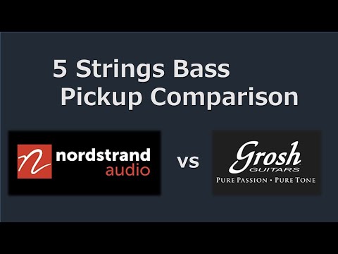 Bass Pickup Comparison / Nordstrand vs Grosh