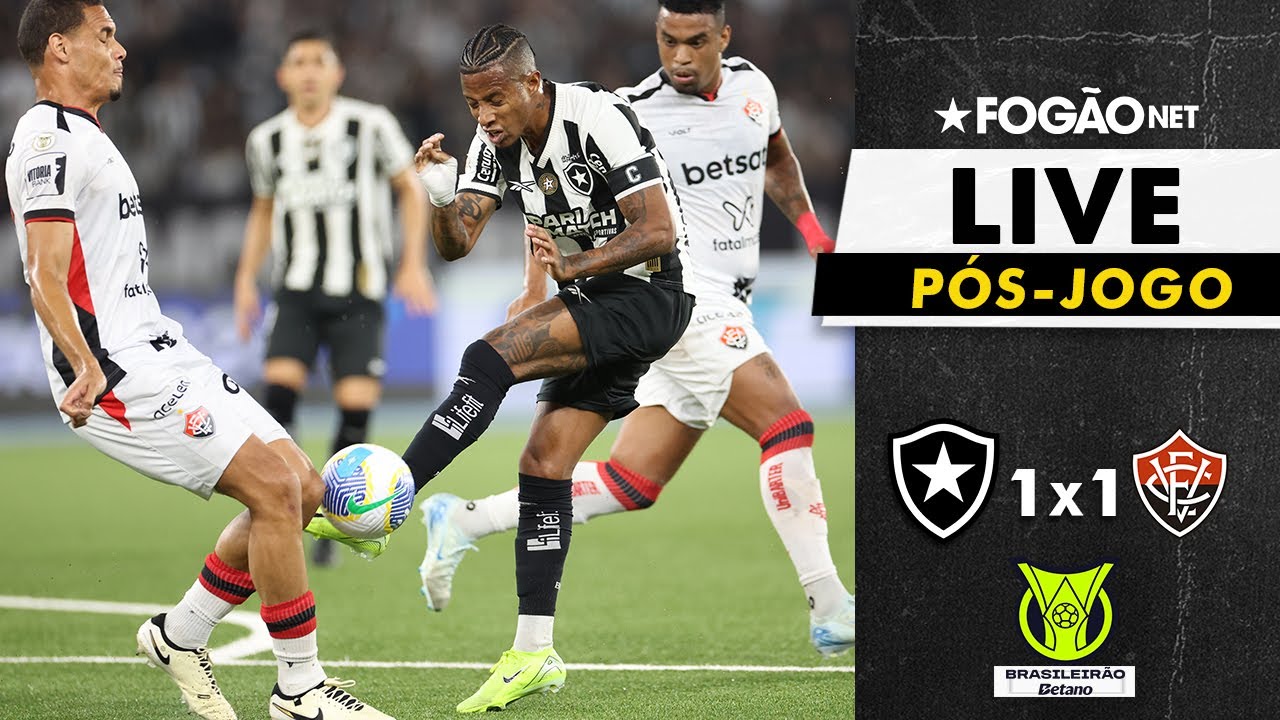 LIVE | Pós-jogo e repercussão do empate entre Botafogo e Vitória pelo Brasileirão 2024