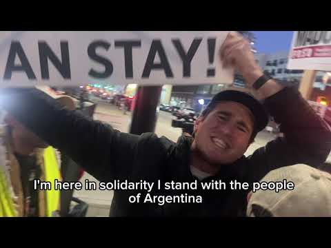 Protesting the Attack on Venezuela 