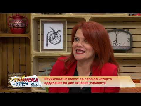 НАША УТРИНСКА ТЕМА - Изучување на шахот од 1во то 4то одделение