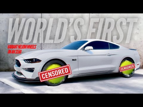 FIRST EVER VARIANT HELIUM WHEELS ON A 2022 MUSTANG GT s550 LOOK INSANE 🔥