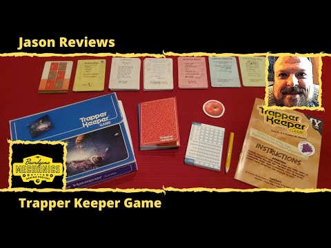 Jason's Board Game Diagnostics of The Trapper Keeper Game