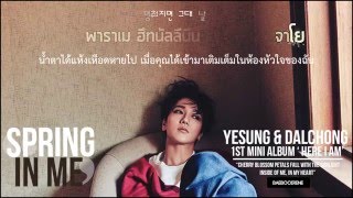 [KARAOKE/THAISUB] Yesung (Duet.Dalchong Of CHEEZE) - Spring in me