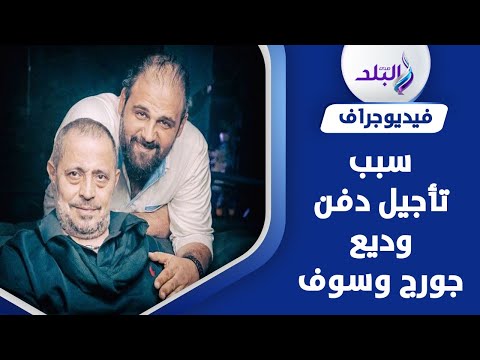 خطأ طبي أم قضاء وقدر..تأجيل دفن جثمان نجل جورج وسوف