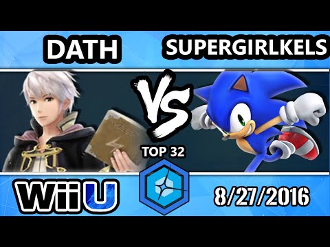 Shine 2016 Smash 4 - EVB | Dath (Robin) Vs. Circa | SuperGirlKels (Sonic) SSB4 Top 32