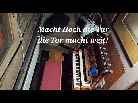 EG 1/GL 218 | Macht hoch die Tür | Schlossorgel Bückeburg