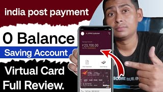 India post payment bank account opening Process | ippb zero balance account Details