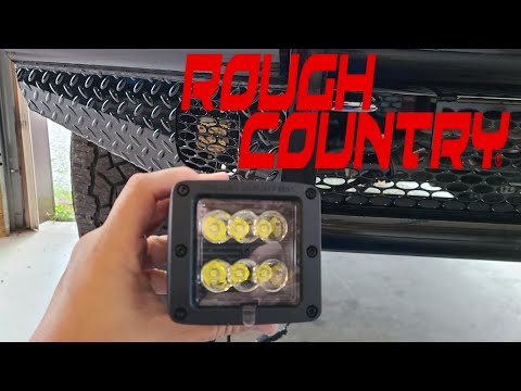 YouTube video about: How to install fog lights on ranch hand bumper?
