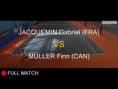 JACQUEMIN Gabriel (FRA) VS MULLER Finn (CAN) - Open Super 12 Auray 2020