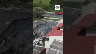 Vídeo: Veja como ficou restaurante onde avião caiu em Capão da Canoa (RS) | CNN Brasil