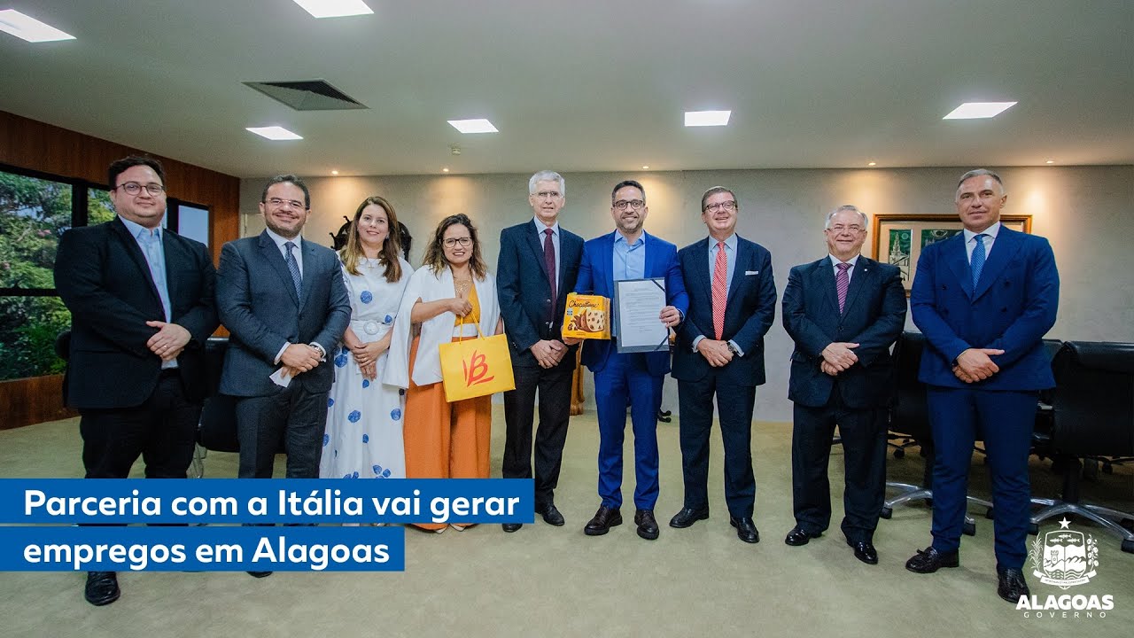 Parceria com a Itália vai gerar empregos em Alagoas