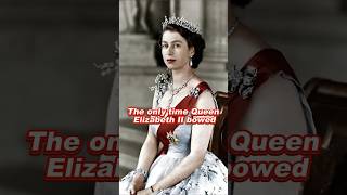 The only time Queen Elizabeth II bowed #elizabeth #diana #harry #william #royal
