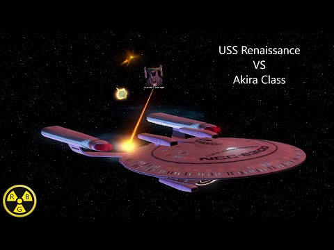 USS Renaissance VS Akira Class | NEW SHIP | Star Trek Ship Battle | Bridge Commander |
