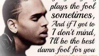 Stuck On Stupid   Chris Brown LYRICS