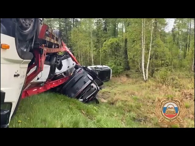 Крупная авария произошла в Нижнеудинском районе