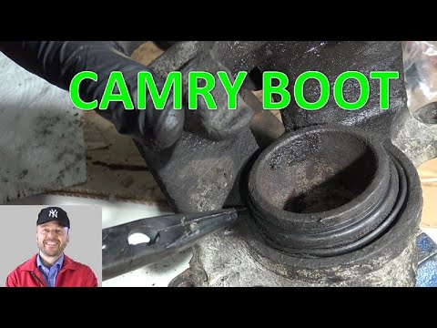 How to replace Dust Boot in front Brake Caliper Toyota Camry. Years 2000 to 2018
