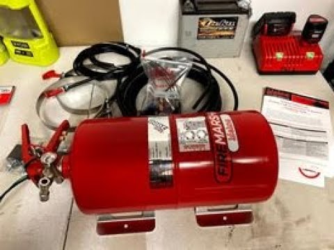 Lifeline ZERO 2000 FIA 4l fire suppression system installation (updated version)