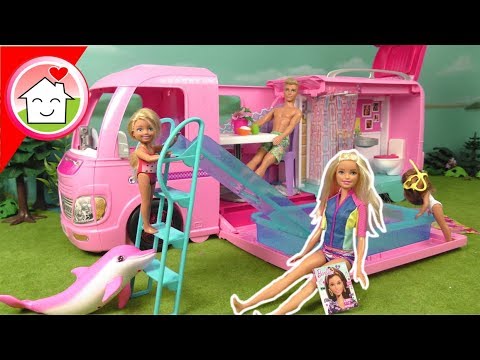 Barbie Puppen Camper: Abenteuer Camper, Traumhaus, Boot , Barbie Camper, Barbie Supercaravana