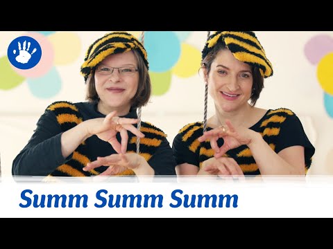 Kinderlied mit Gebärden: "Summ Summ Summ" HowTo: leichter lautsprachunterstützend Gebärden