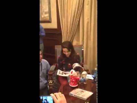 Natalia Oreiro . Reunion con Fans  en Hotel The Ritz Carlton, Moscu - Rusia