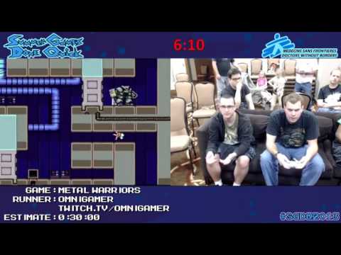 SGDQ 2013 Bonus Stream - Game 07 - Metal Warriors