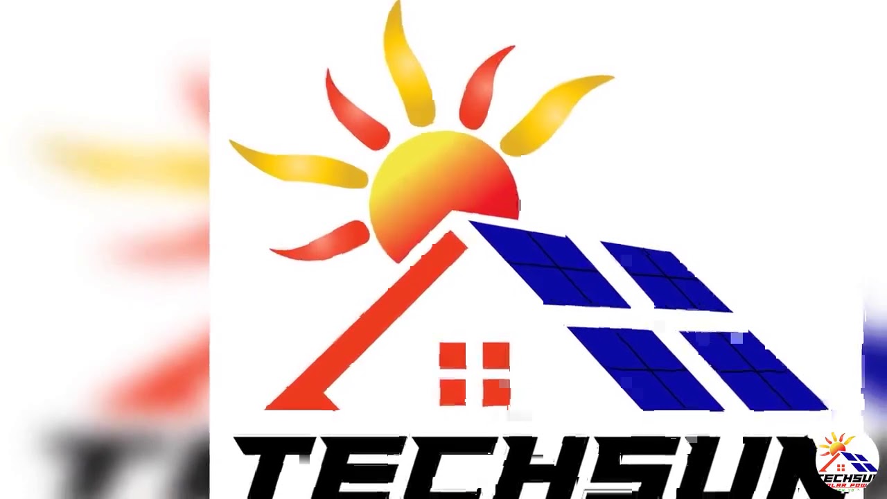 TECHSUN LOGO & SOLAR PLANTS