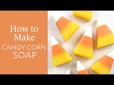 Candy Corn Soap Project