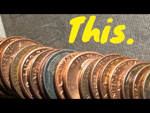 1943 STEEL CENT Found Coin Roll Hunting Pennies