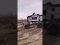 Car falls apart