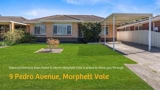 9 Pedro Avenue, MORPHETT VALE, SA 5162