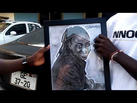 Wow, a fan surprises RIGHTEOUS VANDYKE with this. Awww, so beautiful