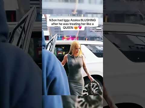 N3on had Iggy Azalea BLUSHING after he was treating her like a QUEEN 😍💖