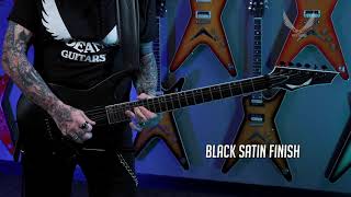 Video thumbnail for 2021 Exile Select Floyd Fluence Black Satin by Dean Guitars