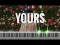 Conan Gray - Yours instrumental piano cover