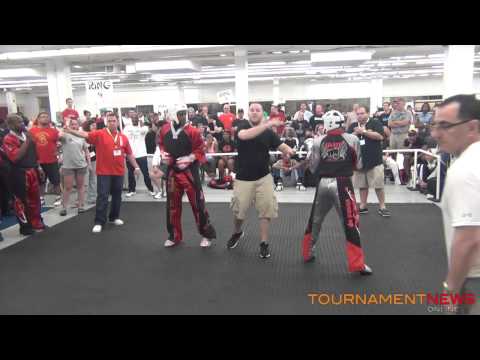 Team Next Level vs Team WKF Men's Team Fighting Round 3 at New England Open 2013