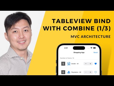 How to bind tableView cell with Combine framework (Part 1/3)