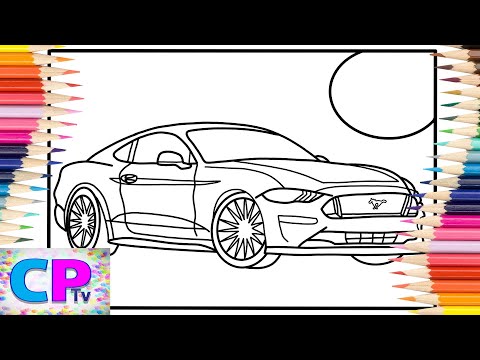 Mustang New Version Coloring Pages/Coloring of Cars/Alan Walker - Dreamer [NCS Release]