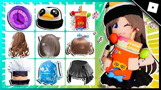COMO PEGAR 26 ITENS GRÁTIS NO ROBLOX - CABELOS FOFOS GRÁTIS, SAIA GRÁTIS E +