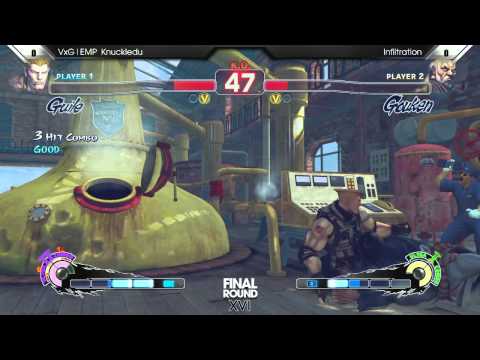Final Round 16 Super Street Fighter 4 Arcade Edition Top 16 NuckleDu vs Infiltration