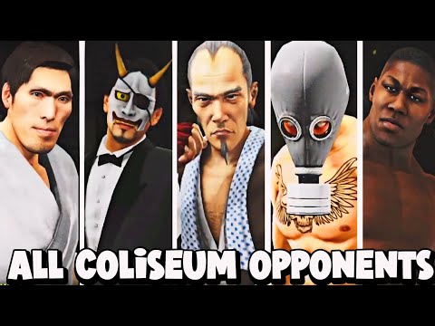 ALL 26 COLISEUM OPPONENTS - YAKUZA KIWAMI [HD]