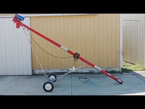 New Portable 4" Auger - Javelin 16-4 Auger With Plastic Gentle Handling Screw