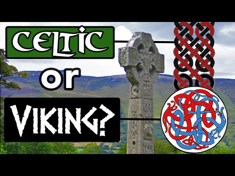 Celtic or Viking knots? Medieval stone monuments of Britain